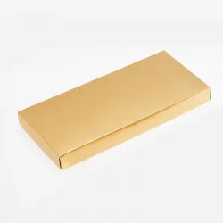 18 Choc Shiny Gold Folding Lid